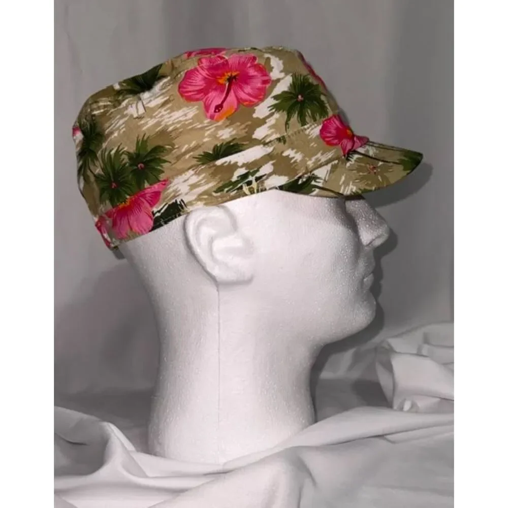 Floral Hibiscus Cadet Cap Tropical Stretch Summer from Target Lightweight